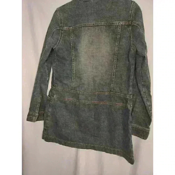 XXI Denim Jacket Blue Jean Size S Metal Button Front - Picture 4 of 4